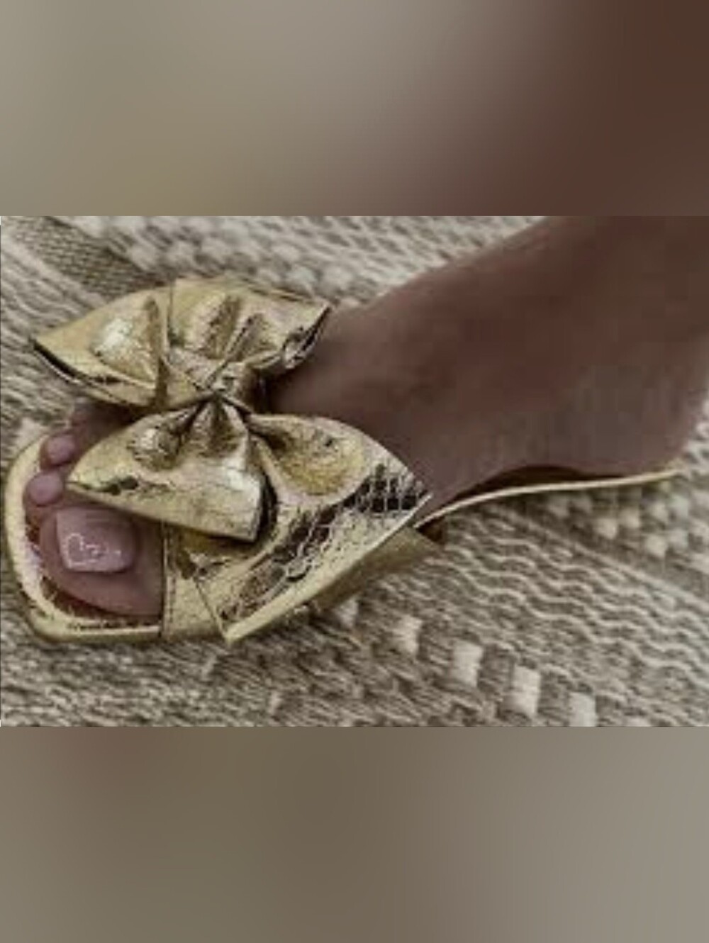 On 34th
Women's Jazminn Bow Slip-On Slide Flat Sandals - Picture 2 of 4